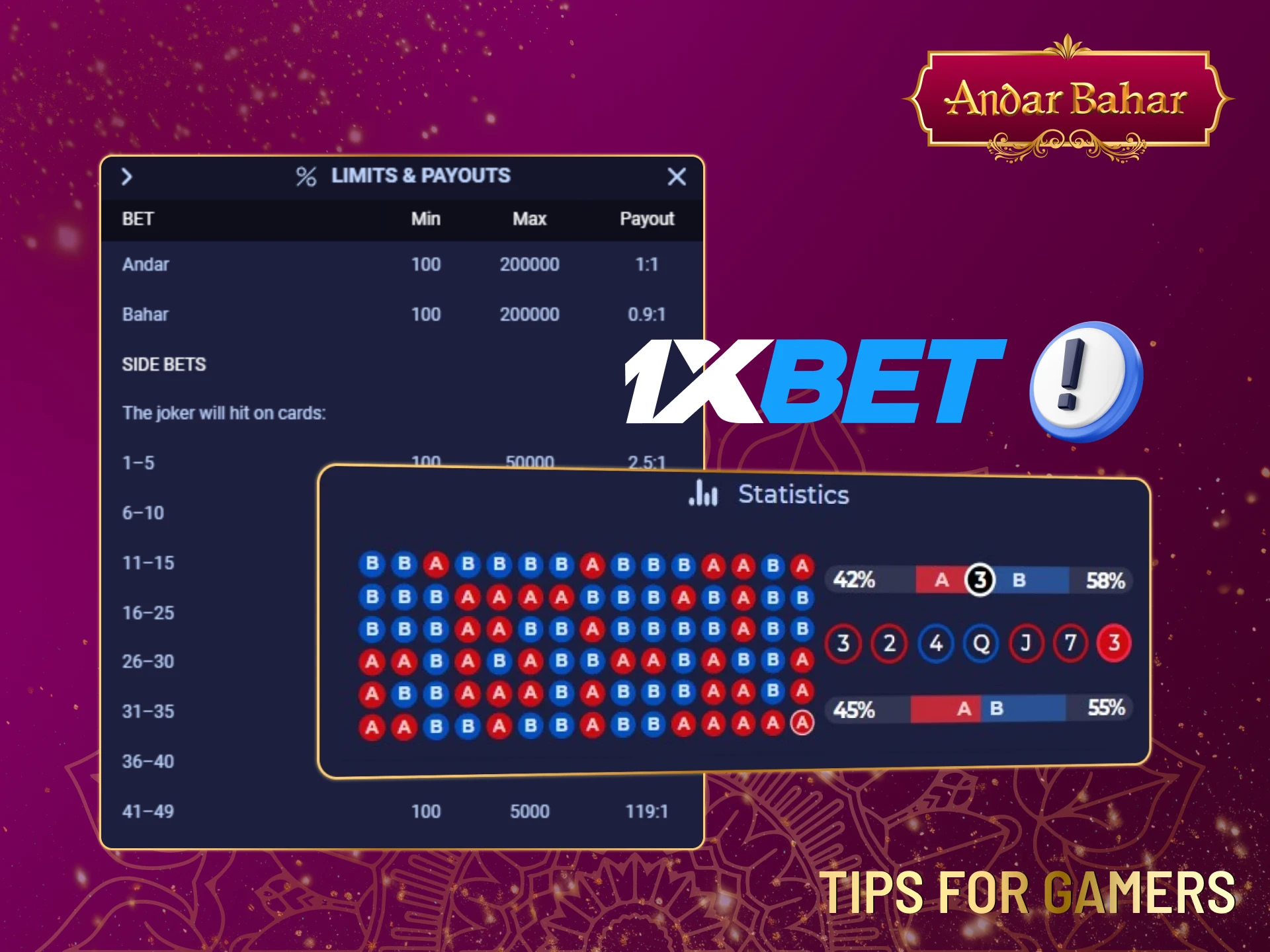 Here are some tips to increase your chances of winning in Andar Bahar.